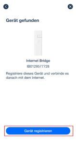 Tado Bridge erkannt